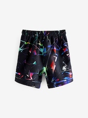 Schwarz/Prisma/Bedruckt - Badeshorts (3–16 Jahre) - Bild 3 von 4