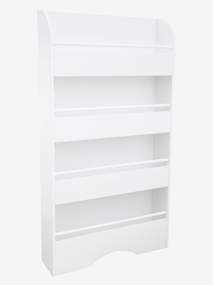 JoJo Maman Bébé White Tall Thin Bookcase - Image 1 of 2