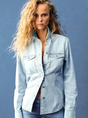 Blanchiment Lavage - Chemise ajustée Own. en jean - Image 1 of 8