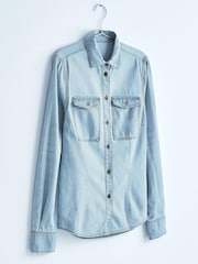 Blanchiment Lavage - Chemise ajustée Own. en jean - Image 2 of 8