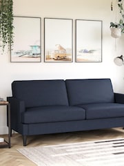 Dorel Home Blue Europe Asher Linen Sofa - Image 1 of 4