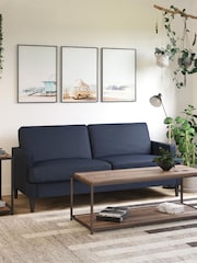Dorel Home Blue Europe Asher Linen Sofa - Image 2 of 4