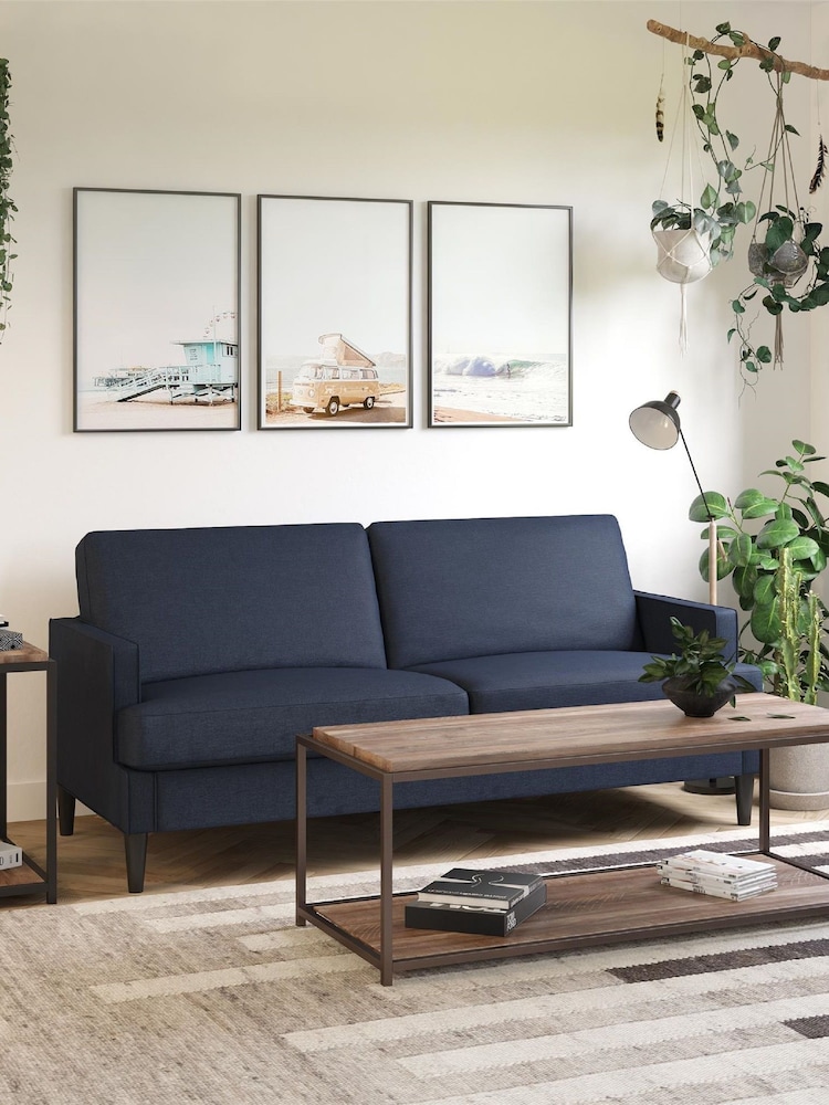 Dorel Home Blue Europe Asher Linen Sofa - Image 2 of 4