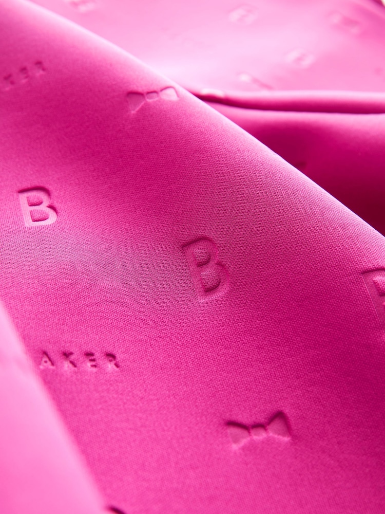 Baker by Ted Baker Pink Embossed Scuba Dress - Image 11 of 11 Baker by Ted Baker Pink Embossed Scuba Dress - Image 11 of 11