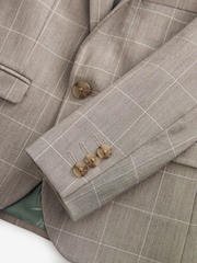 Neutral Check Suit Jacket (12mths-16yrs) - Image 6 of 7