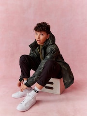 Khaki Green Camo Waterproof Warm Wadded Coat (3-16yrs) - Image 8 of 8