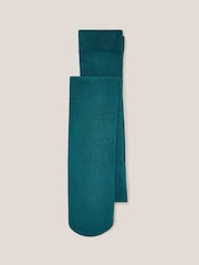 White Stuff Green Patty Plain Tights - Image 2 of 3