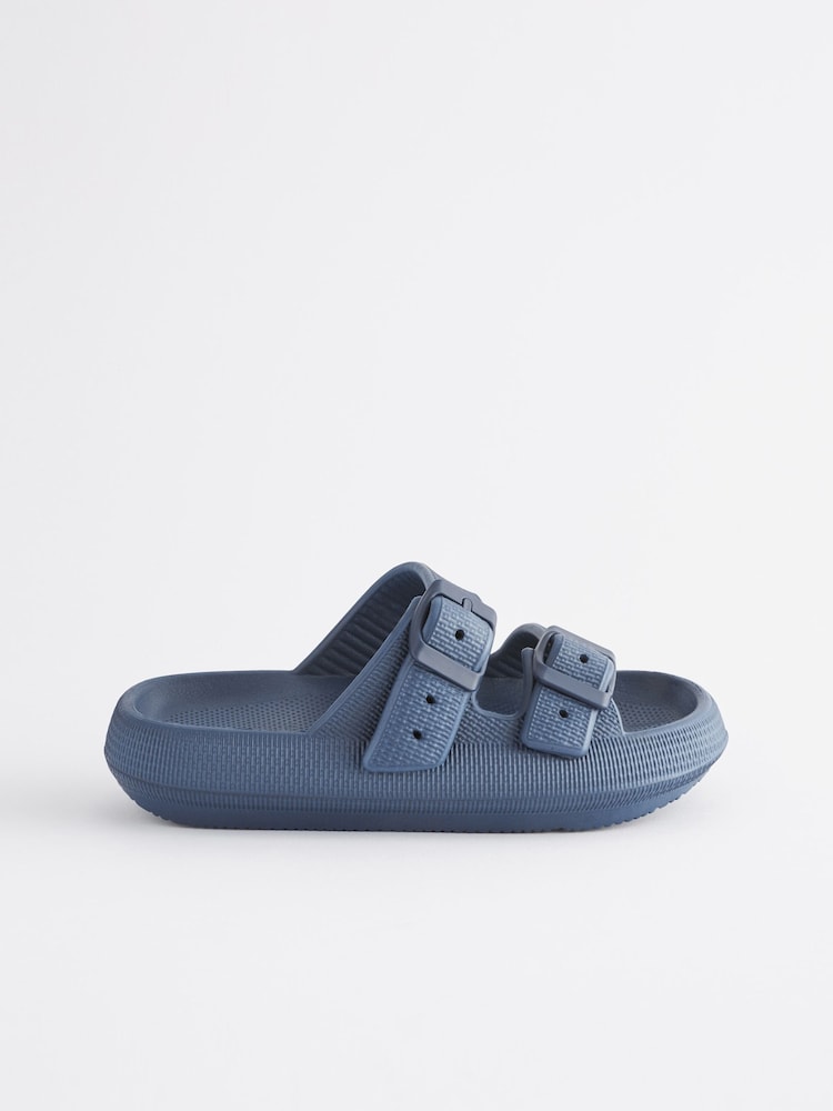 Navy Blue EVA Sandals - Image 2 of 6 Navy Blue EVA Sandals - Image 2 of 6