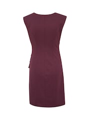 Kaffe India Sleeveless Ruched Fitted Dress - Image 6 of 6