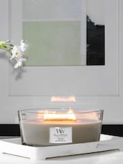 Woodwick Brown Ellipse Fireside Candle - Image 1 of 2