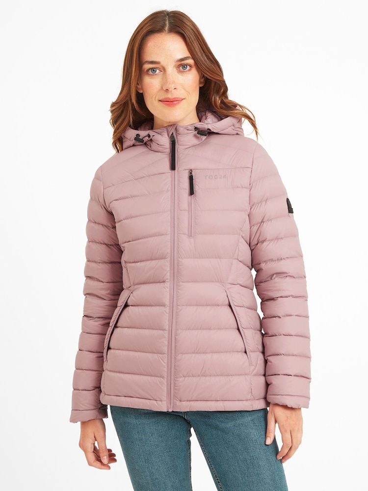 Hellpink - Tog 24 Drax Daunenjacke mit weitem Stehkragen - Bild 1 von 7