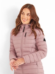 Hellpink - Tog 24 Drax Daunenjacke mit weitem Stehkragen - Bild 3 von 7
