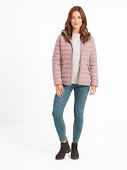 Hellpink - Tog 24 Drax Daunenjacke mit weitem Stehkragen - Bild 4 von 7