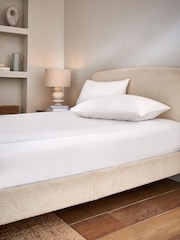 White Soft Touch Deep Fitted Sheet - Image 1 of 3