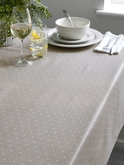 Natural Spot Wipe Clean Table Cloth - Image 1 of 3