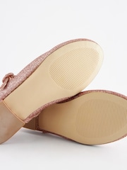 Pink Glitter Wide Fit (G) Mary Jane Occasion Shoes - Image 5 of 5