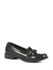 Bellissimo Smart Slip-On Heeled Black Loafers - Image 3 of 5