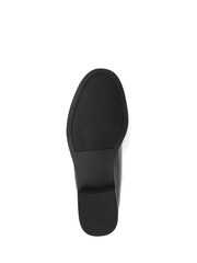 Bellissimo Smart Slip-On Heeled Black Loafers - Image 5 of 5