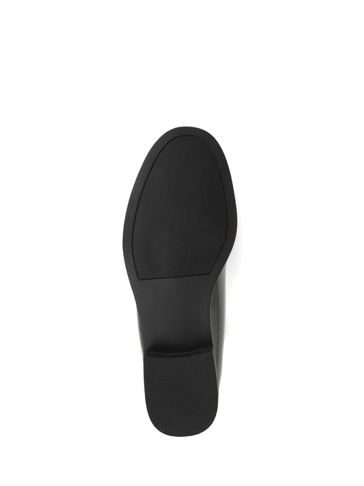 Bellissimo Smart Slip-On Heeled Black Loafers - Image 5 of 5