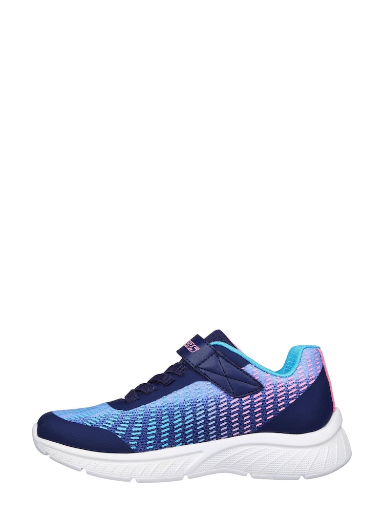 Синий - детские кроссовки Skechers Microspec Plus - Изображение 2 из 5