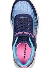 Синий - детские кроссовки Skechers Microspec Plus - Изображение 4 из 5