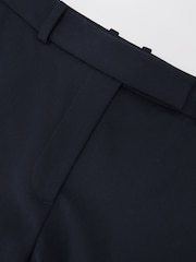 Reiss Navy Gabi Tall Wide-Leg Suit Trousers - Image 7 of 8