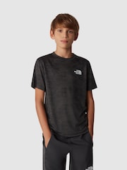 Серый - Футболка для мальчиков с короткими рукавами The North Face Mountain Athletics - Image 1 of 7