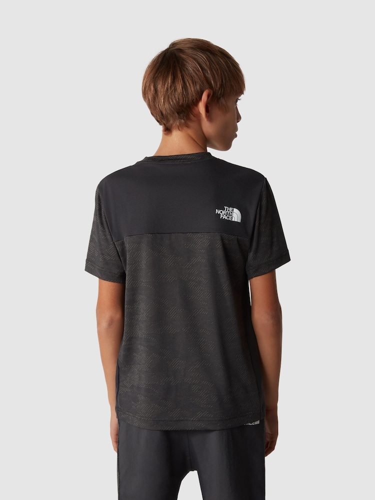 Серый - Футболка для мальчиков с короткими рукавами The North Face Mountain Athletics - Image 2 of 7