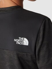 Серый - Футболка для мальчиков с короткими рукавами The North Face Mountain Athletics - Image 5 of 7