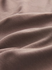 Mole Brown Maternity Ribbed Dress - Image 7 of 7