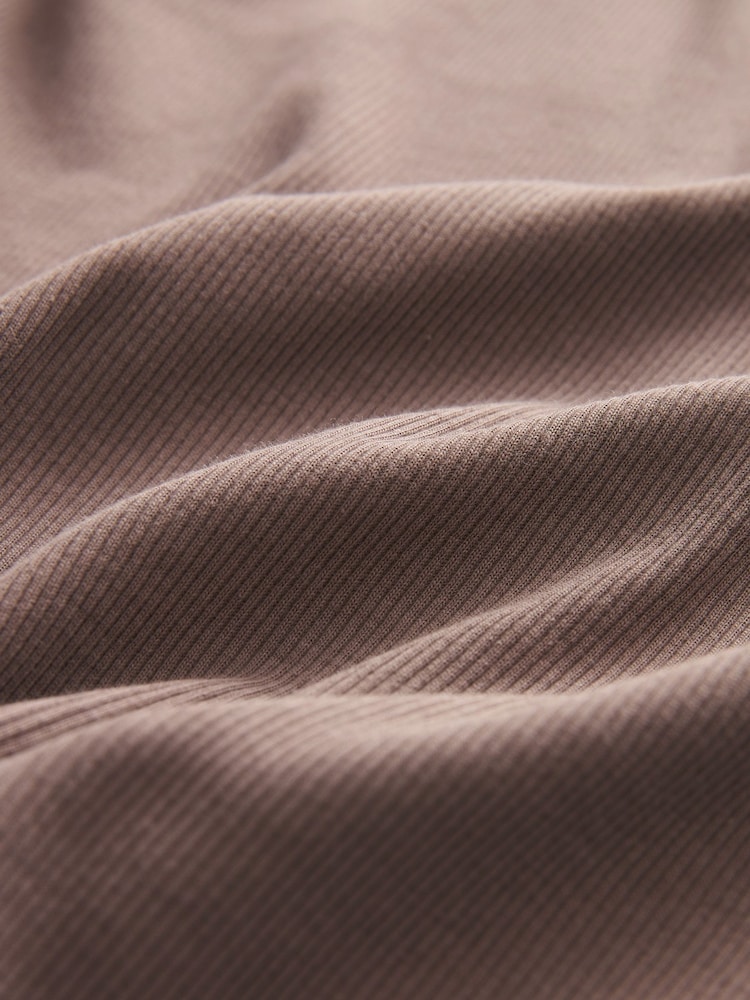 Mole Brown Maternity Ribbed Dress - Image 7 of 7