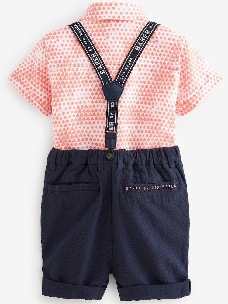 Baker by Ted Baker Shirt, Chino Short and Braces Set - Image 2 of 6