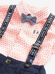 Baker by Ted Baker Shirt, Chino Short and Braces Set - Image 4 of 6