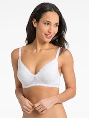 JoJo Maman Bébé White Maternity & Nursing Lace Bras - Image 2 of 4