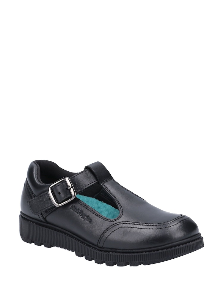 Hush Puppies Kerry Black Senior School Shoes - Image 2 of 4 Hush Puppies Kerry Black Senior School Shoes - Image 2 of 4