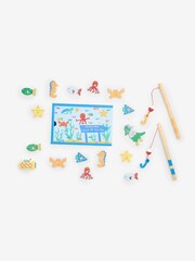 JoJo Maman Bébé Multi Magnetic Under the Sea Fishing Game - Image 2 of 12
