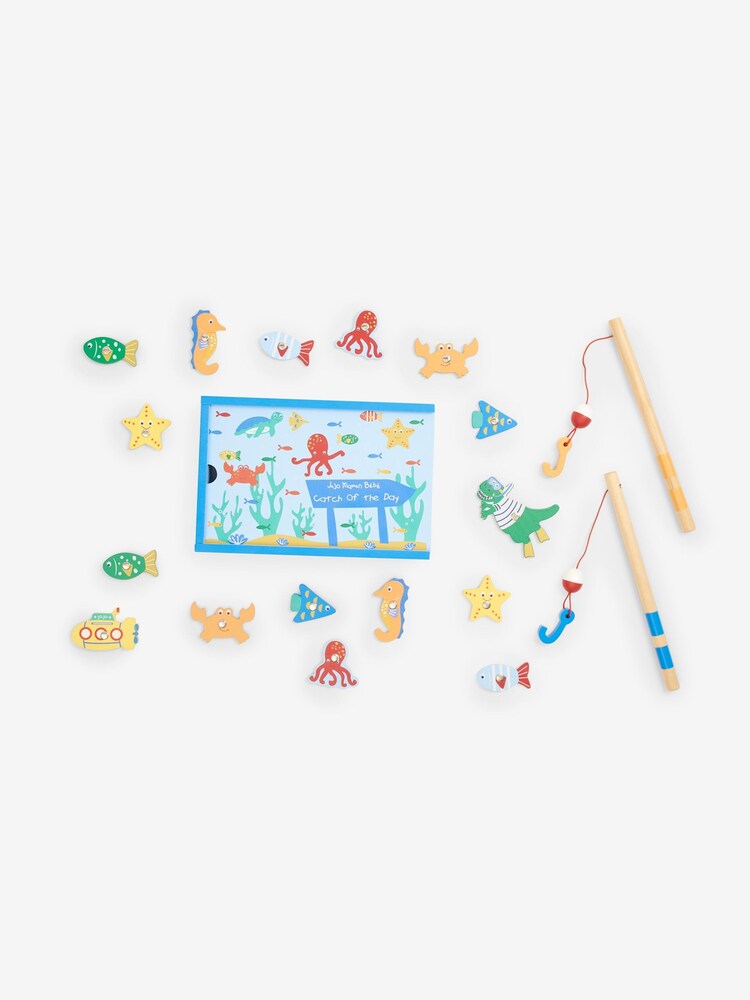 JoJo Maman Bébé Multi Magnetic Under the Sea Fishing Game - Image 2 of 12