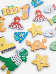 JoJo Maman Bébé Multi Magnetic Under the Sea Fishing Game - Image 7 of 12