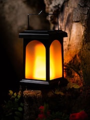 SolarCentre Black TrueFlame USB Solar Crook Outdoor Lantern Light - Image 2 of 3