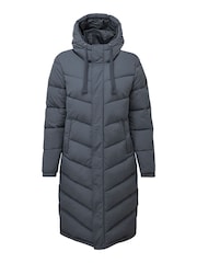 Tog 24 Blue Raleigh Thermal Padded Hooded Long Coat - Image 10 of 10