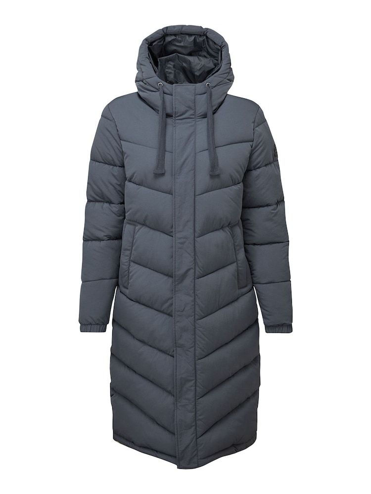 Tog 24 Blue Raleigh Thermal Padded Hooded Long Coat - Image 10 of 10