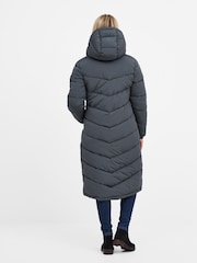 Tog 24 Blue Raleigh Thermal Padded Hooded Long Coat - Image 6 of 10