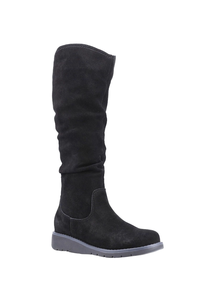 Hush Puppies Lucinda Black Boots - Image 2 of 4