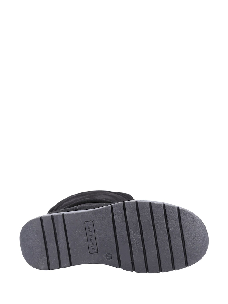 Hush Puppies Lucinda Black Boots - Image 4 of 4