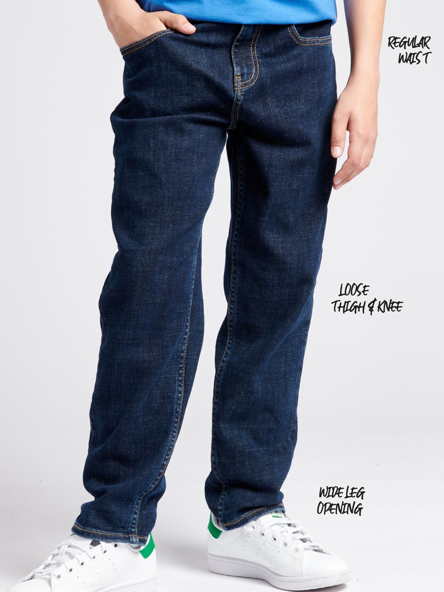 Lee ASHER - Jeans baggy - lyle/blu scuro