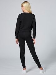 Pineapple Black Band Girls Leggings - Image 5 of 5