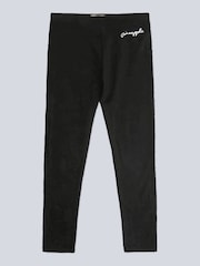 Pineapple Black Band Girls Leggings - Image 6 of 6