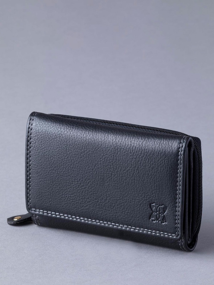 Lakeland Leather Black Small Leather Purse - Image 1 of 5