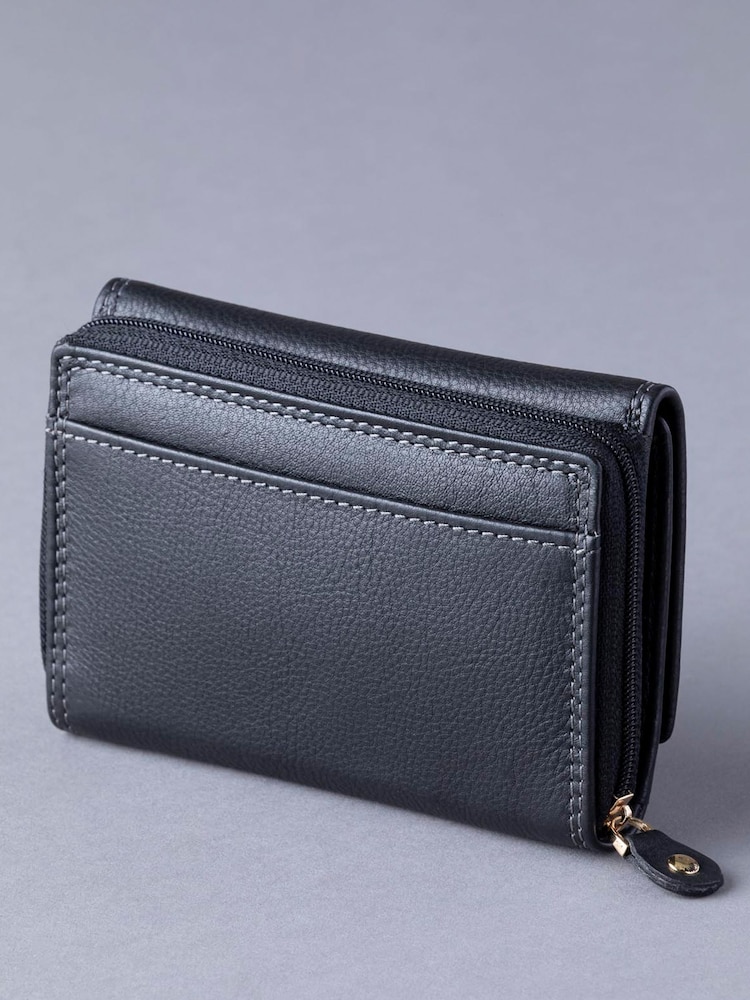 Lakeland Leather Black Small Leather Purse - Image 2 of 5