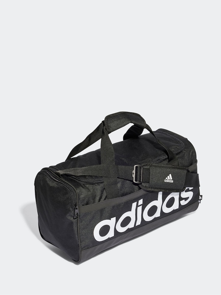 adidas Black Linear Duffle Bag - Image 1 of 5